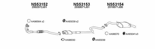  530024 Exhaust system 530024