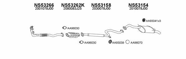  530026 Exhaust system 530026