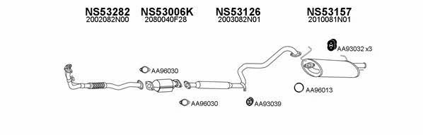  530027 Exhaust system 530027