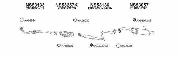  530033 Exhaust system 530033