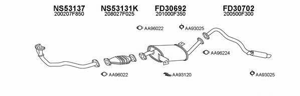  530034 Exhaust system 530034