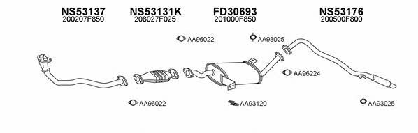  530035 Exhaust system 530035