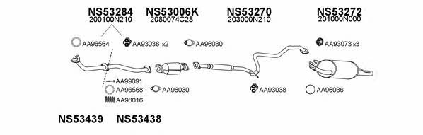  530041 Exhaust system 530041