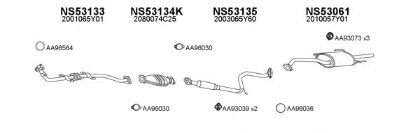  530050 Exhaust system 530050