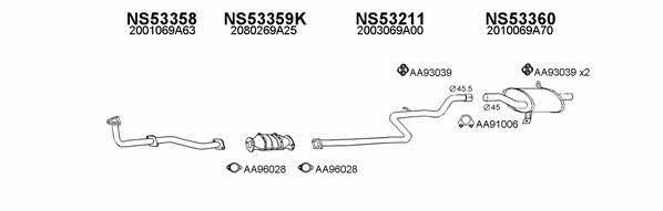  530059 Exhaust system 530059