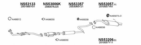  530060 Exhaust system 530060