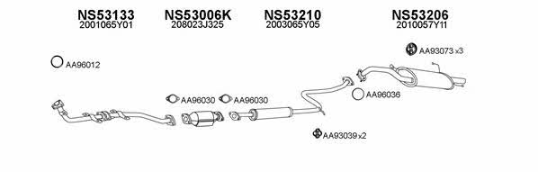  530061 Exhaust system 530061
