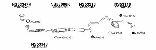  530082 Exhaust system 530082