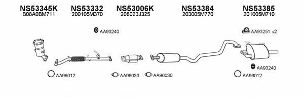  530094 Exhaust system 530094