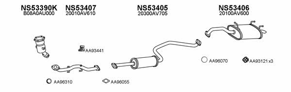  530102 Exhaust system 530102
