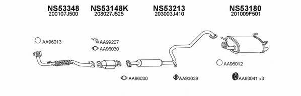  530103 Exhaust system 530103