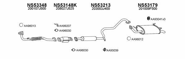  530104 Exhaust system 530104