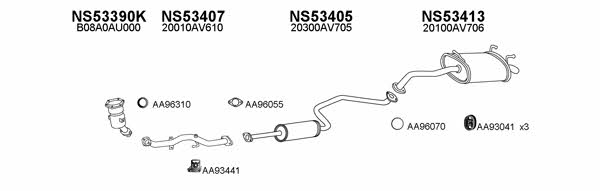  530105 Exhaust system 530105