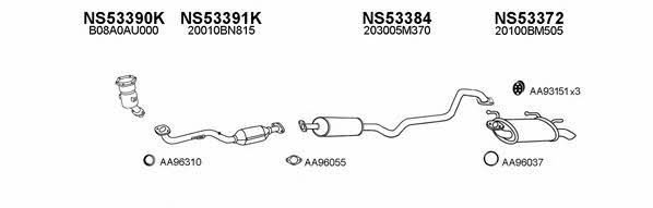  530119 Exhaust system 530119