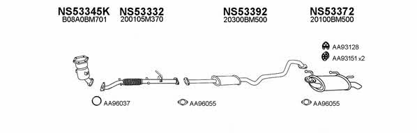  530120 Exhaust system 530120