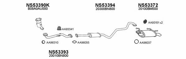  530121 Exhaust system 530121