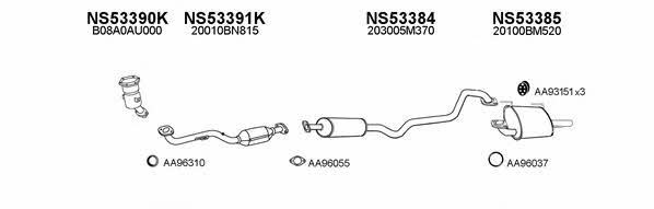  530122 Exhaust system 530122