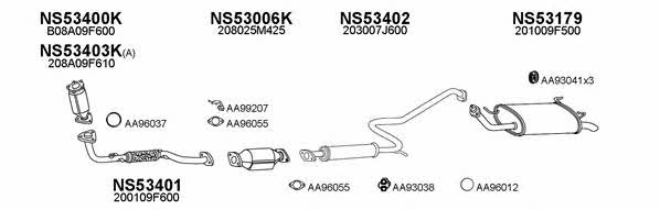  530130 Exhaust system 530130