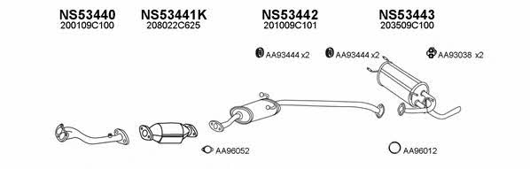 Veneporte 530131 Exhaust system 530131