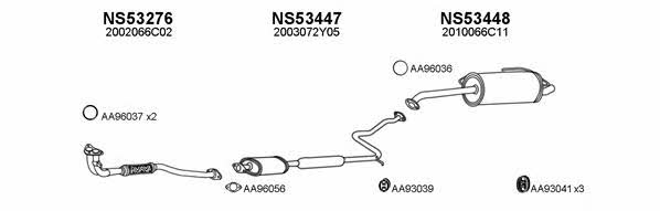  530134 Exhaust system 530134