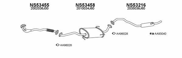  530140 Exhaust system 530140
