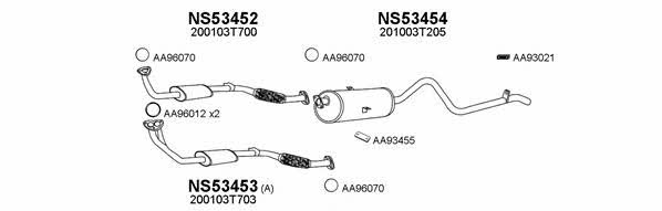  530141 Exhaust system 530141