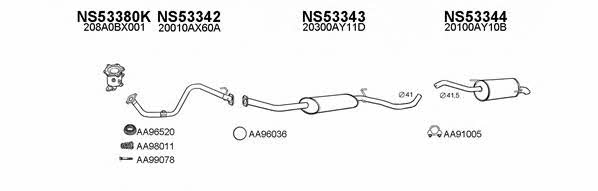  530161 Exhaust system 530161