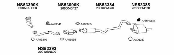  530170 Exhaust system 530170