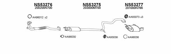  530171 Exhaust system 530171