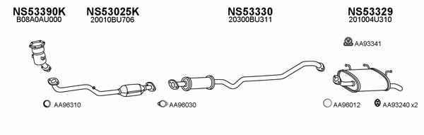  530183 Exhaust system 530183