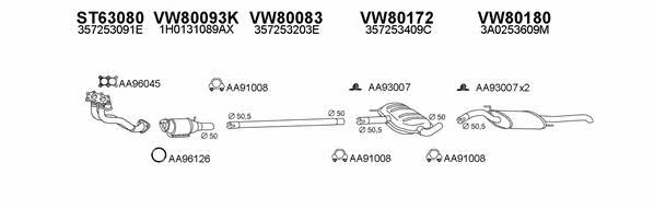  800131 Exhaust system 800131