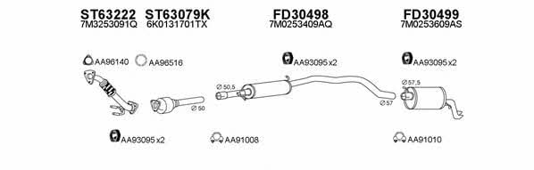  800203 Exhaust system 800203