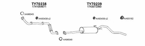 Veneporte 800206 Exhaust system 800206