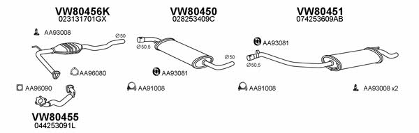  800215 Exhaust system 800215
