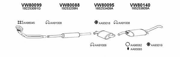 Veneporte 800248 Exhaust system 800248