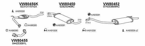  800259 Exhaust system 800259