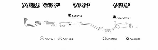  800271 Exhaust system 800271