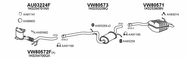  800297 Exhaust system 800297