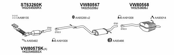  800300 Exhaust system 800300