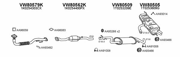  800302 Exhaust system 800302