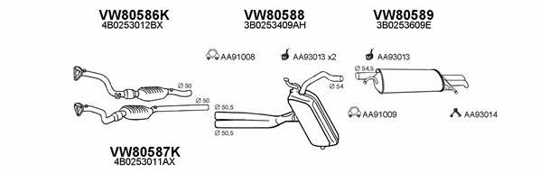  800316 Exhaust system 800316