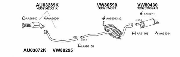  800320 Exhaust system 800320