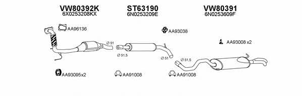 Veneporte 800337 Exhaust system 800337