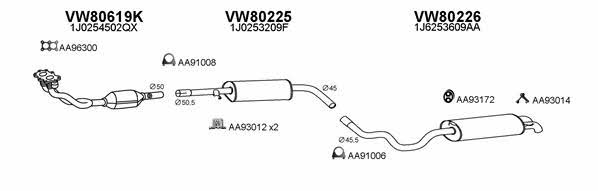  800375 Exhaust system 800375