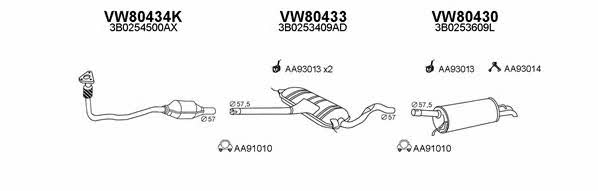  800377 Exhaust system 800377