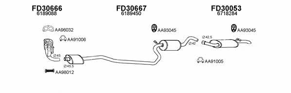  300063 Exhaust system 300063