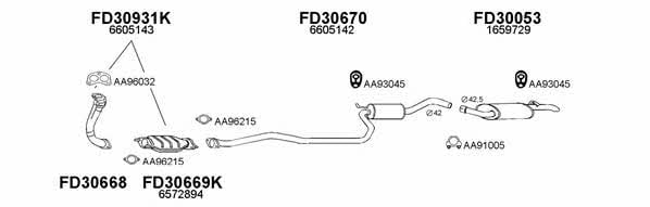  300064 Exhaust system 300064