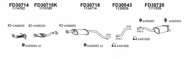  300106 Exhaust system 300106