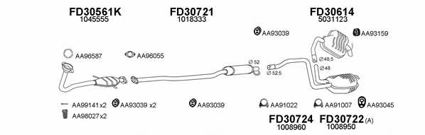  300109 Exhaust system 300109