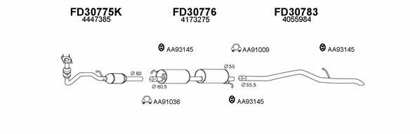 Veneporte 300168 Exhaust system 300168